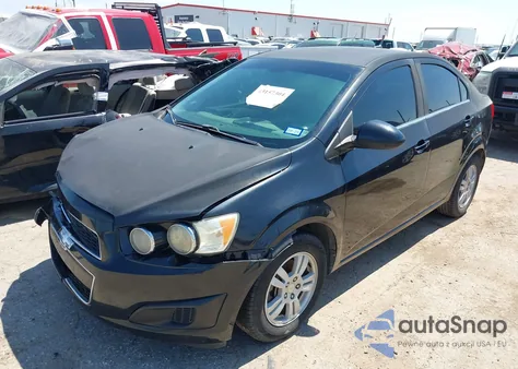 2013 Chevrolet Sonic Lt Auto из США, поврежденный, VIN 1G1JC5SH1D4255436